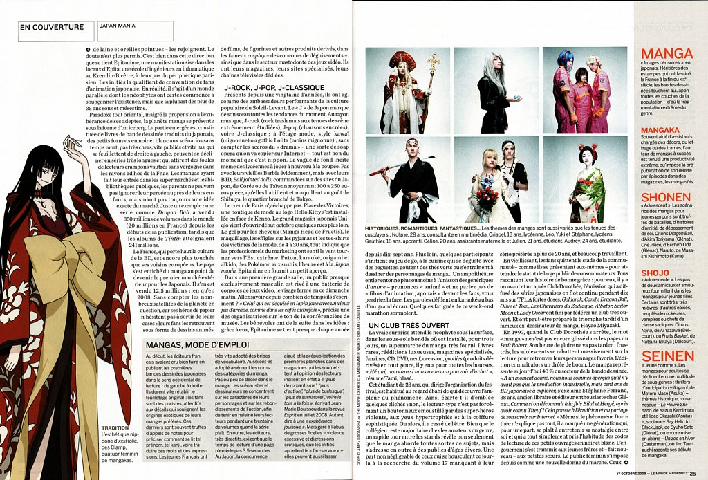 Mon costume de Caterina Sfortza en photo -  "Le Monde Magazine" du 17 octobre 2009